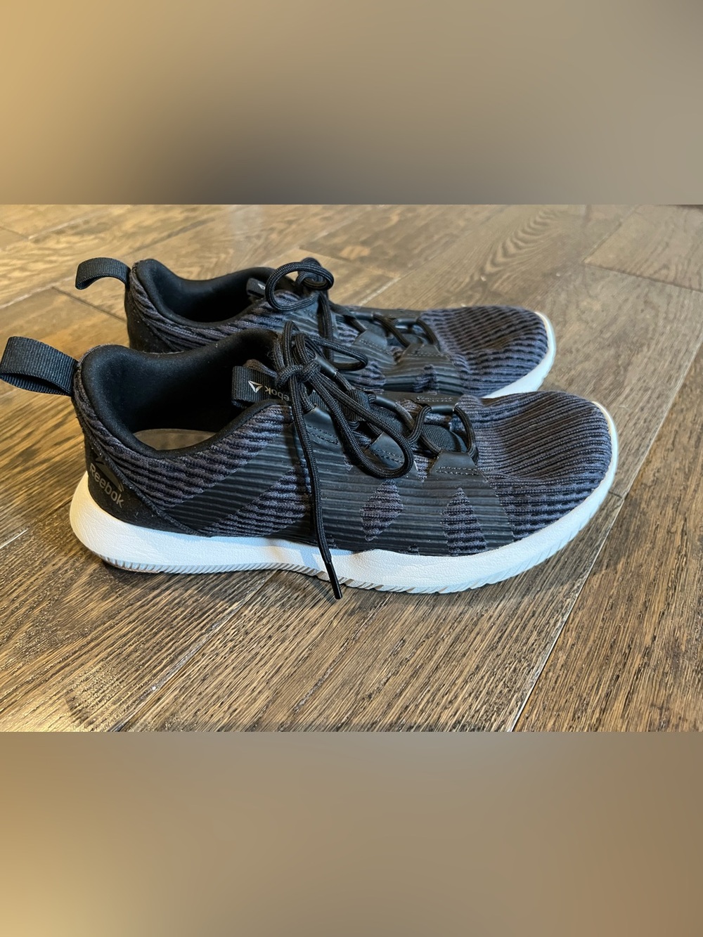 Women’s Reebok Black Sneakers, Size 8.5